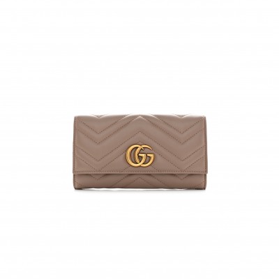 GUCCI GG MARMONT CONTINENTAL WALLET 443436 (19*10.5*3cm)